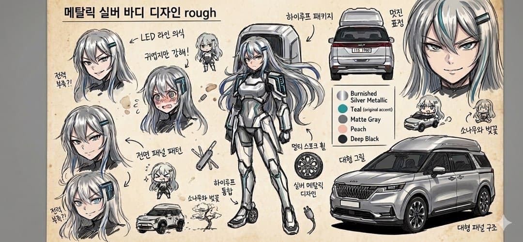 은갈치 카니발 모에화 만들어 봤습니다 이미지 2/3