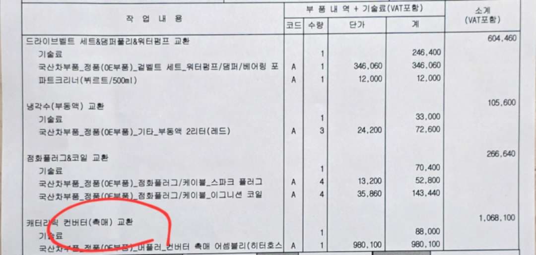 냉각수 증발 현상 이미지 1/1
