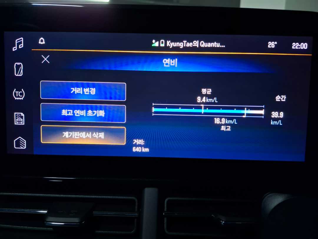 트랙스 솔직히 연비가 좋은 차는 아닙니다 이미지 1/1