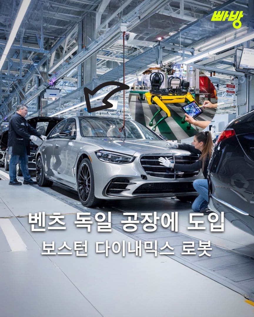 벤츠, 독일 공장에 보스턴 다이내믹스 로봇 도입 이미지 1/6