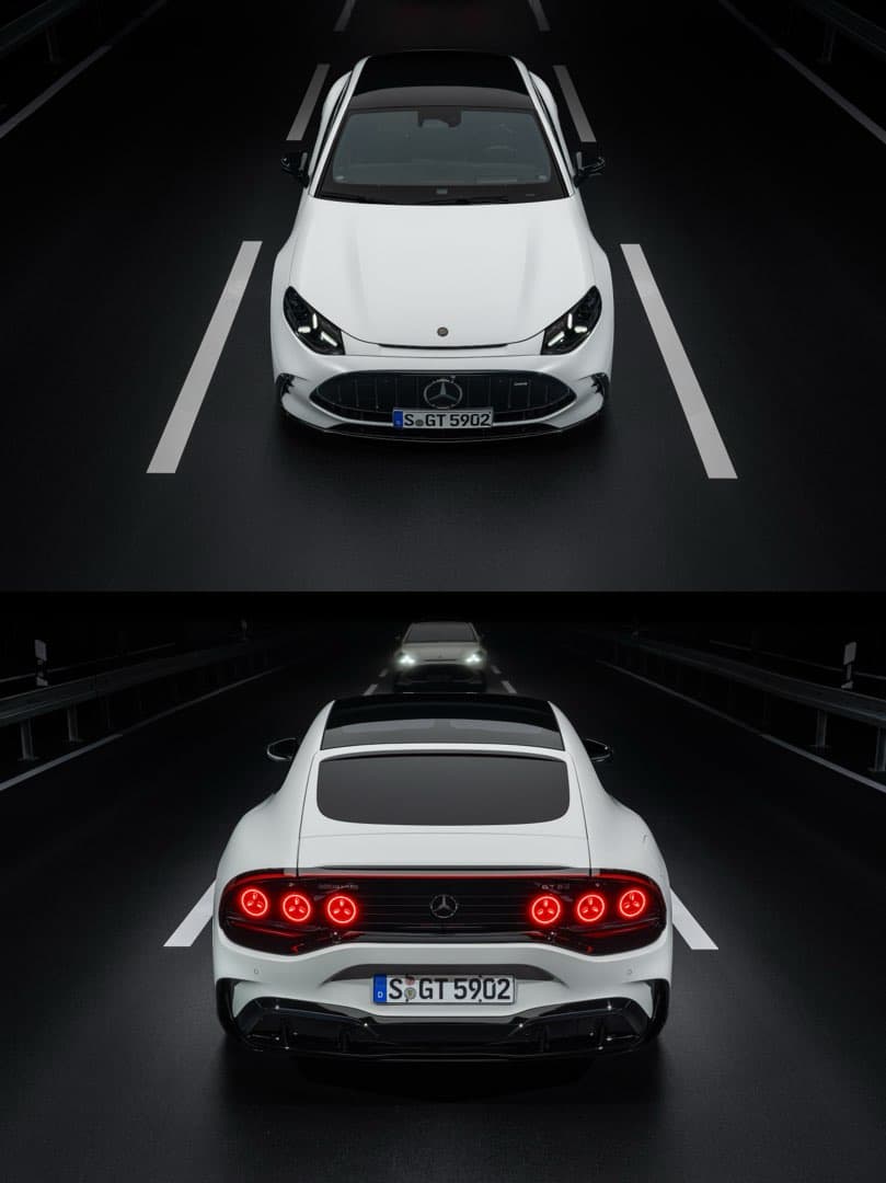 메르세데스-AMG GT 4-도어 쿠페 순수 전기 모델 공개… GT 63 기준 1,153마력·0→100km/h 2.1초 이미지 4/9