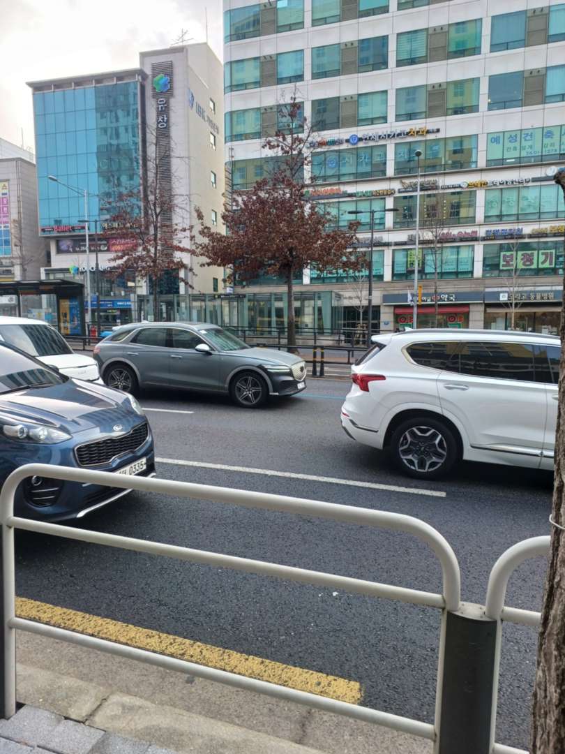 GV70 테스트카를 봤습니다. 이미지 1/1