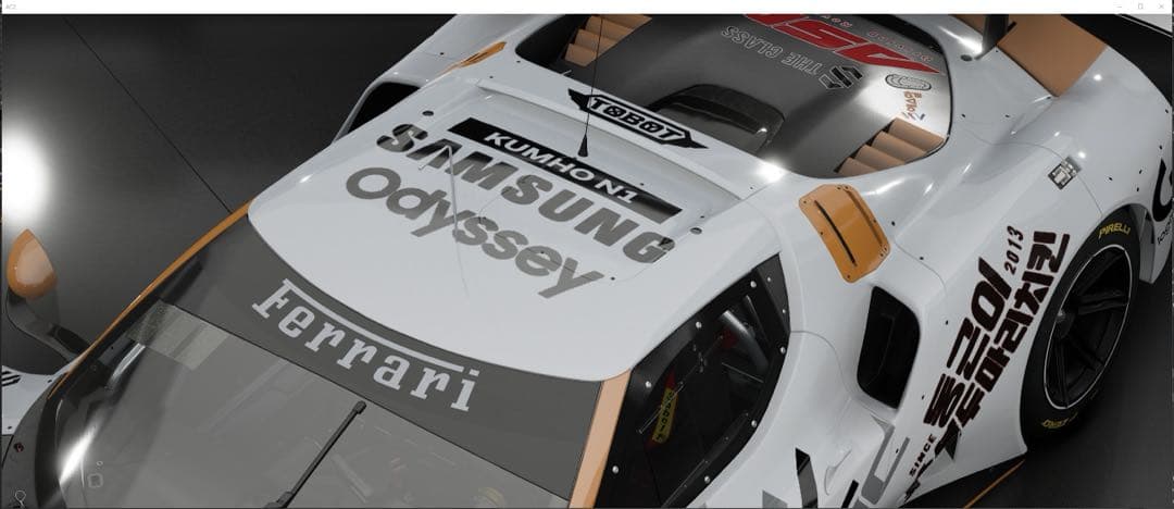 아세토 코르사 컴페티지오네 296 GT3로 지크팀 리버리 만들어봤네요 이미지 3/6