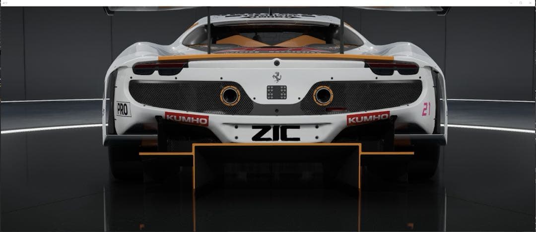 아세토 코르사 컴페티지오네 296 GT3로 지크팀 리버리 만들어봤네요 이미지 5/6