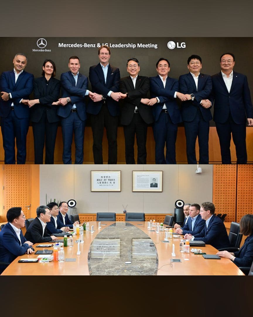 “기술 시너지 강화“ 메르세데스 벤츠 CEO, LG 그룹과 협력 논의 이미지 2/10