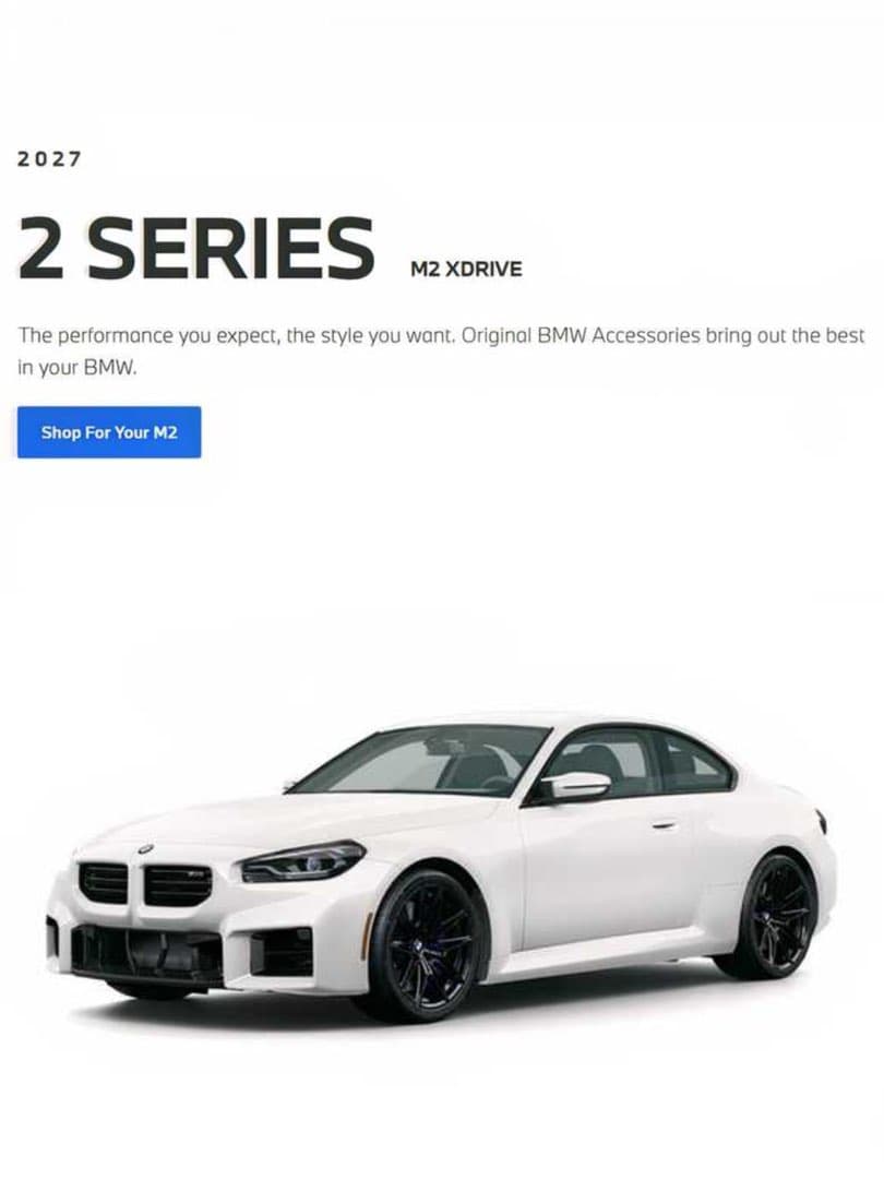 “26년 8월 양산 유력” BMW M2 사륜구동 트림 ‘M2 xDrive’ 출시 공식화 이미지 2/8