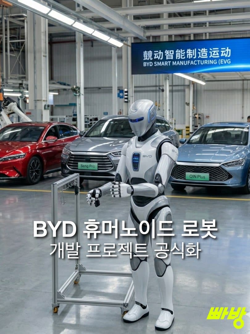 BYD, 휴머노이드 로봇(Humanoid Robot) 자체 개발 및 판매… 이미지 1/2
