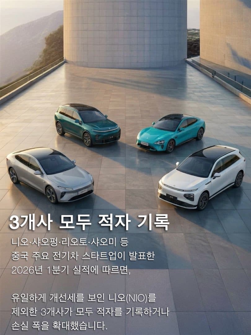 중국 EV 스타트업, 줄줄이 적자 전환…글로벌 자동차 시장 판도 흔든다 이미지 2/10