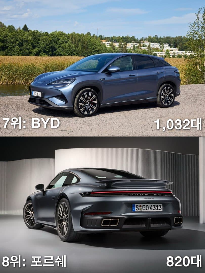 5월 수입차 판매 29,860대… 테슬라 1위, BYD 7위로 중국차 첫 10위권 진입 이미지 5/6