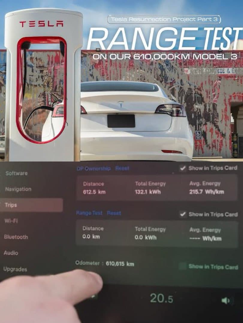 “6년간 61만 km 주행”…2019년식 테슬라 모델 3의 실제 주행거리는? 이미지 2/5