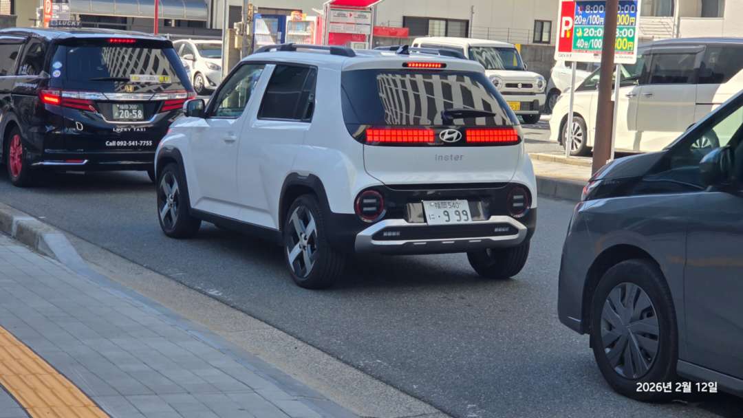 일본 여행중 발견한 캐스퍼ev(?) 이미지 1/1