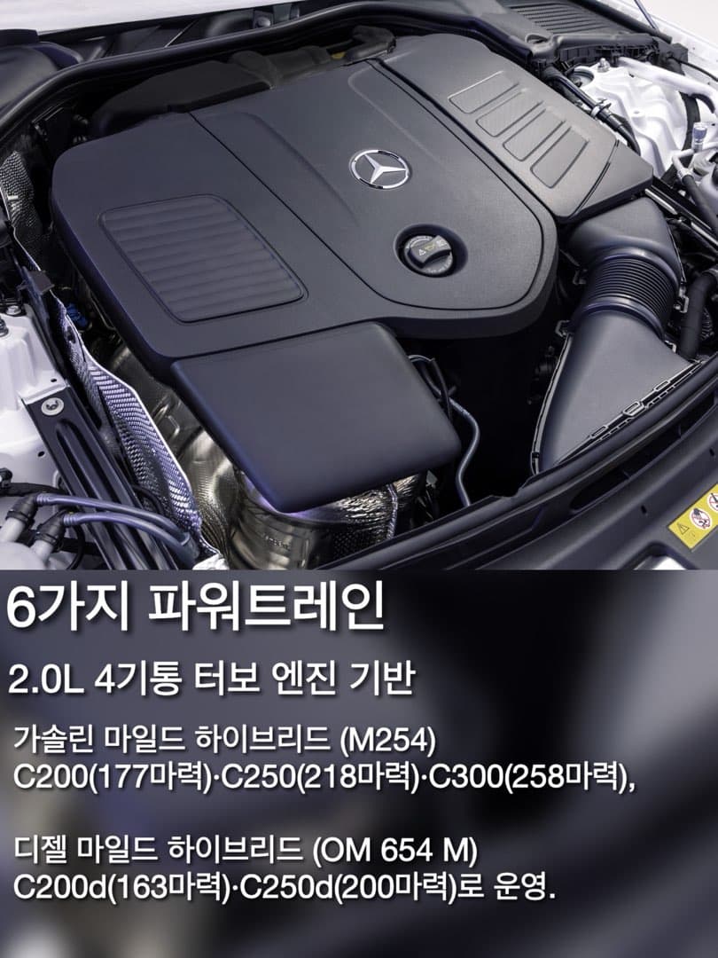 "5년 만에 업데이트"...메르세데스-벤츠, 신형 C클래스 (W206) 페이스리프트 공개... 이미지 7/10