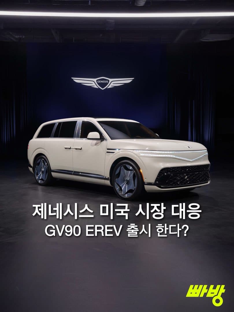 제네시스, GV90에 내연기관 파워트레인 탑재 가능성… 이미지 1/6