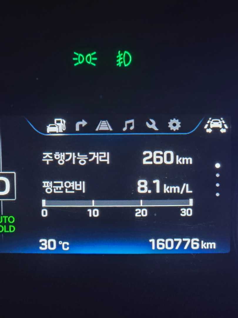제네시스 DH 3.3 사륜 실연비입니다. 시내 고속 반반 이미지 1/1