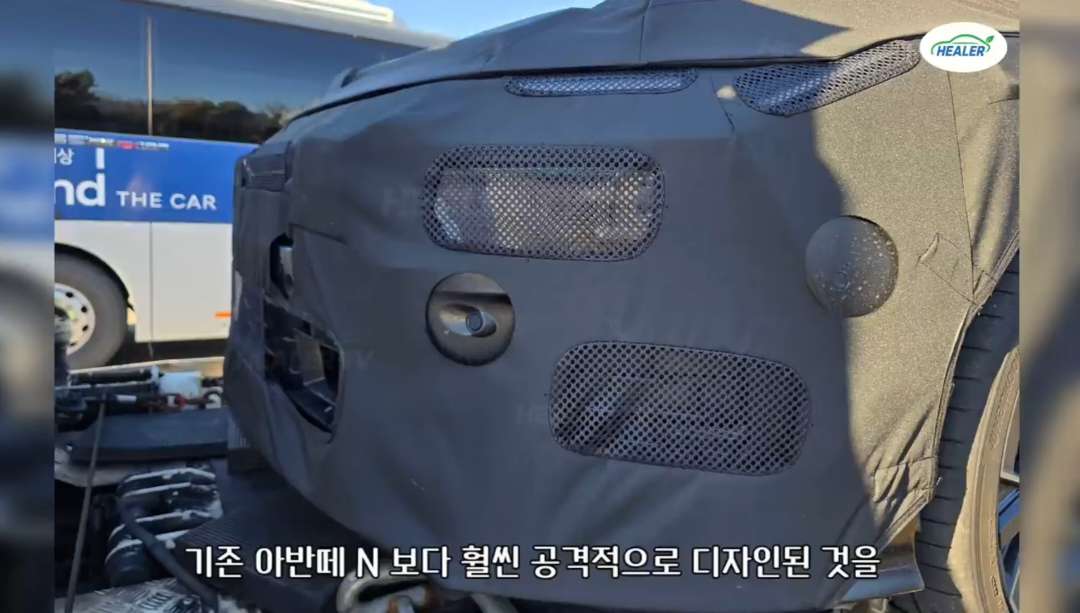 CN8 아반떼 N 스파이샷 공개 이미지 1/7