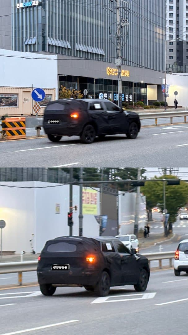 뭔지 모를 테스트카 포착?? 이미지 1/1
