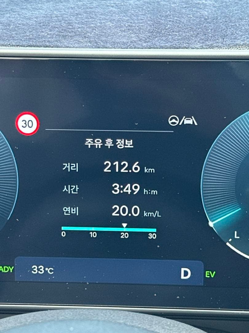 코나sx2하이브리드 연비인증입니다! 이미지 1/1