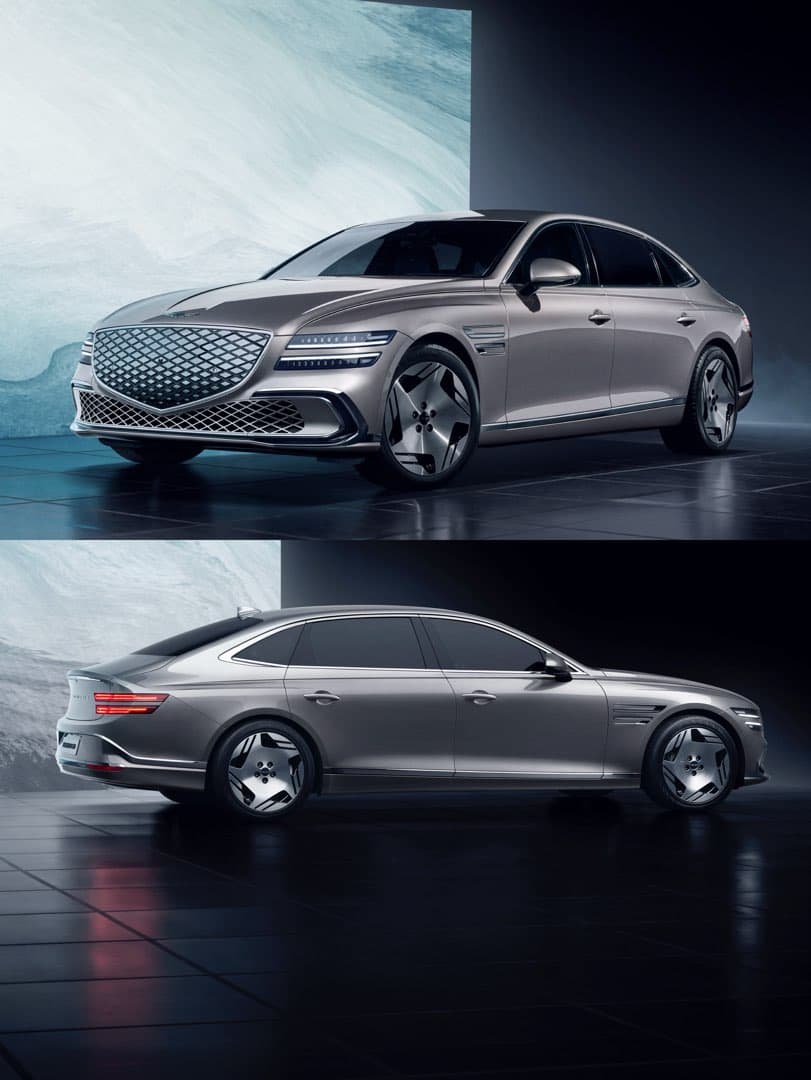 “롱휠베이스•2.5T 탑재“ 제네시스 G80 하이브리드 스파이샷 이미지 7/9