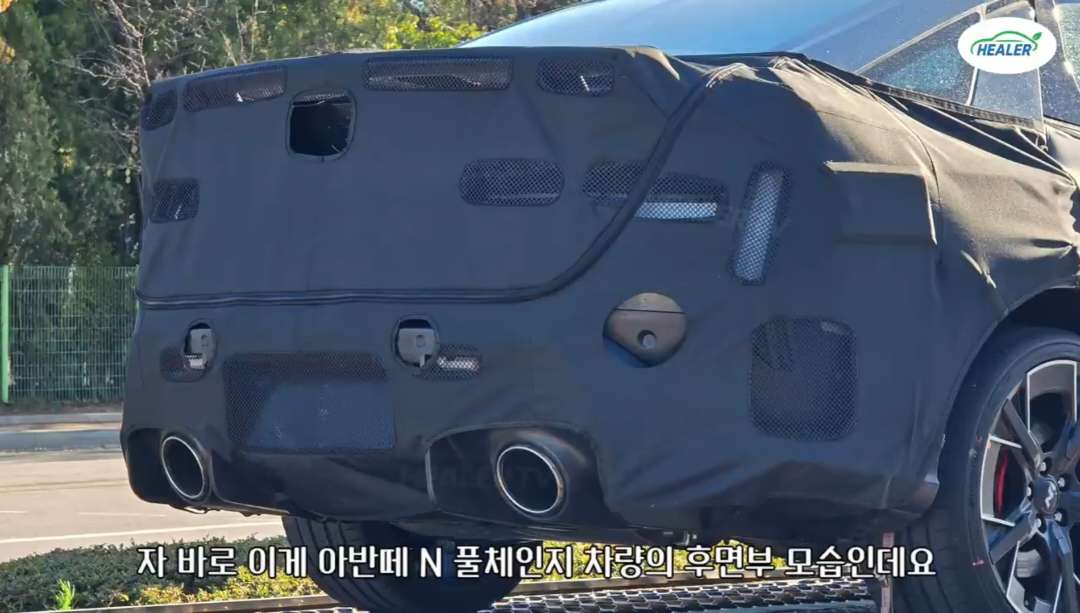 CN8 아반떼 N 스파이샷 공개 이미지 2/7