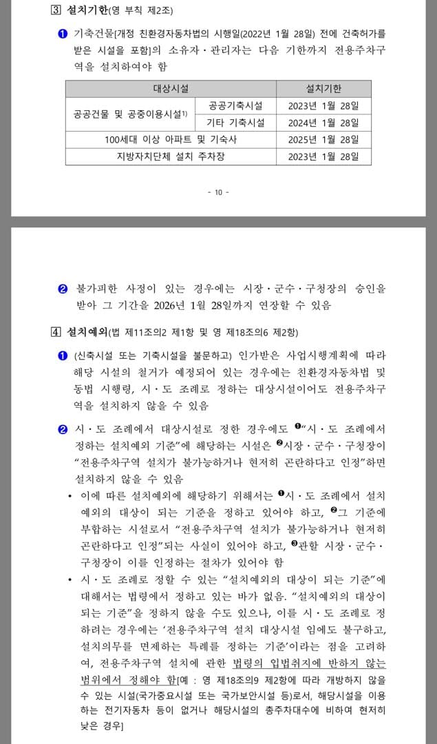 청라오피스텔 전기차 충전시설 이미지 2/2