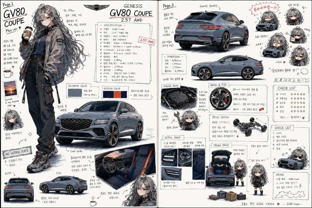 챗 쥐피티 이용한 자동차 캐릭터화 재밌네요!!! 이미지 1/1