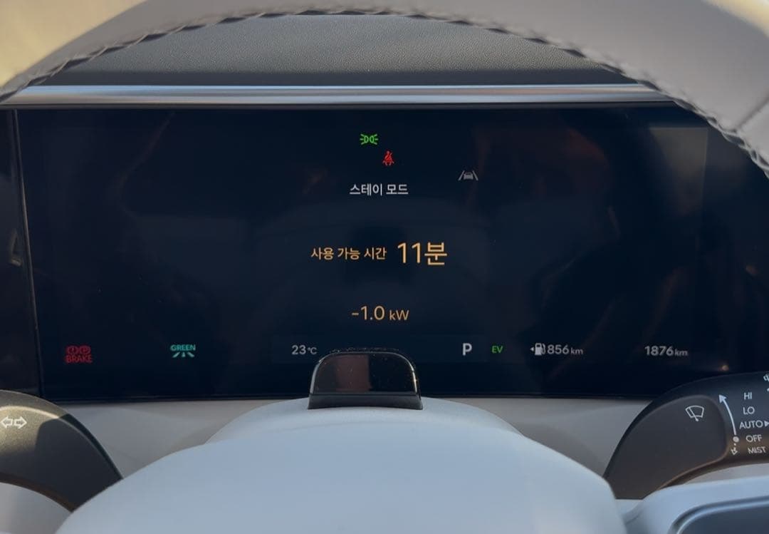 팰리세이드 하이브리드 스테이 모드 실행되면 이미지 1/1