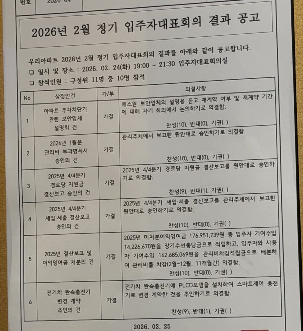 저희 아파트도 스마트 제어 충전기 가결이네요 이미지 1/1