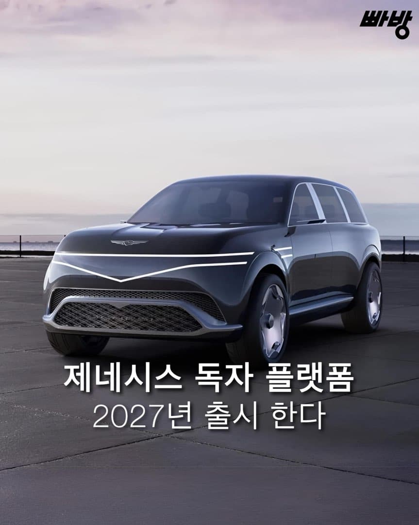 “전기차 및 하이브리드 특화” 제네시스, 전용 플랫폼 출시 한다 이미지 1/6