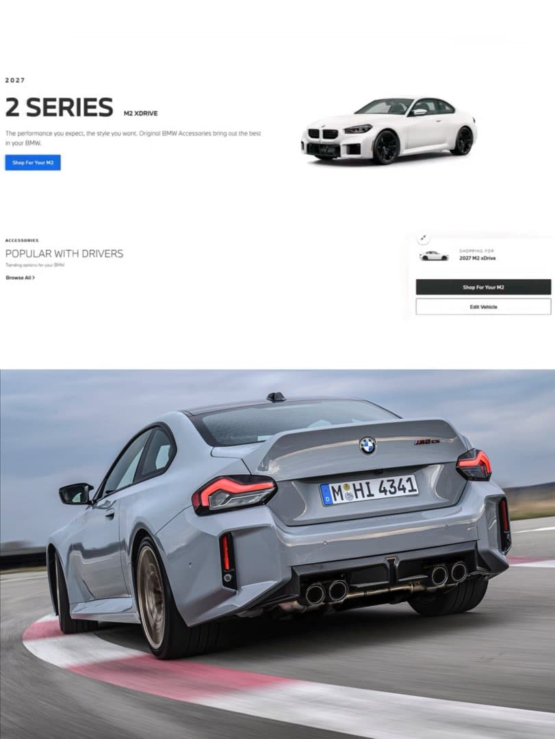 “26년 8월 양산 유력” BMW M2 사륜구동 트림 ‘M2 xDrive’ 출시 공식화 이미지 3/8
