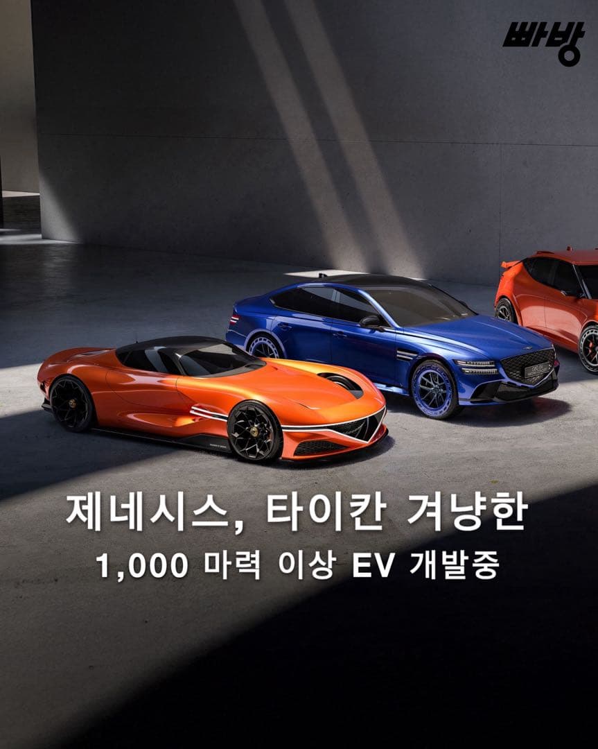 제네시스, 포르쉐 타이칸 정조준한 EV 개발중 이미지 1/5