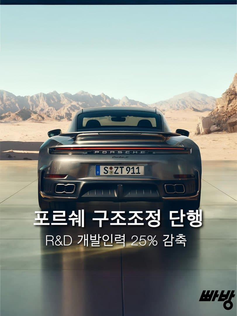 포르쉐 신임 CEO, 연간 생산 목표 40만 대→20만 대로 대폭 축소 추진… 이미지 1/5
